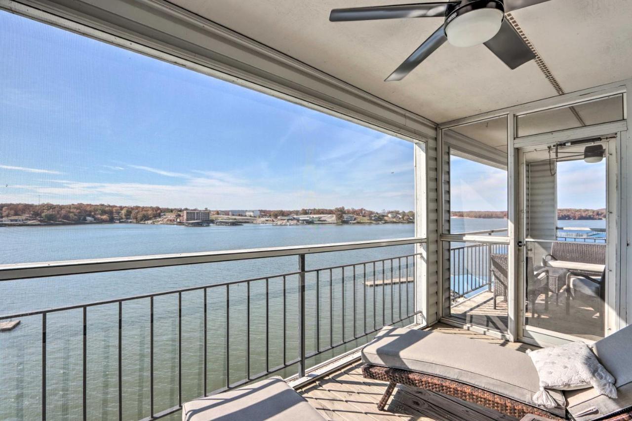 Sunny Osage Beach With Balcony And Lakefront View מראה חיצוני תמונה